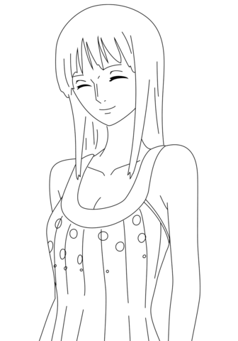 Nico Robin Coloring Page